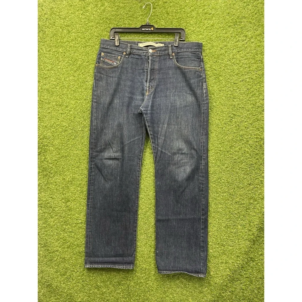 Diesel Jeans Mens 36 Kuratt Baggy Fit Wide Leg Dark Wash Denim Casual y2k